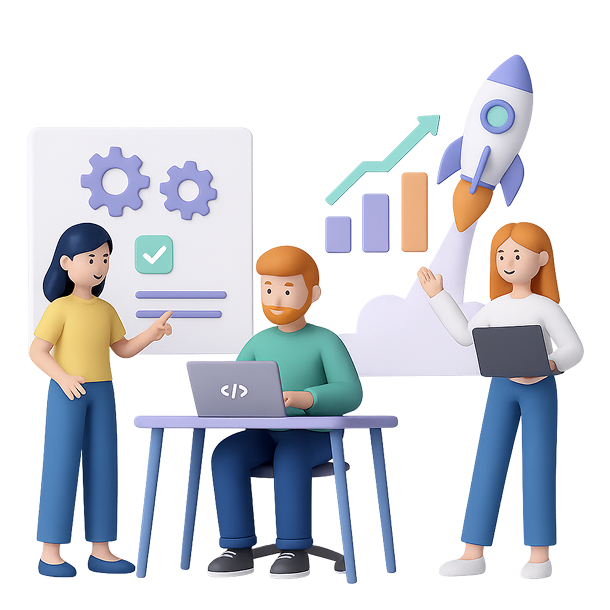 What we do section illustration